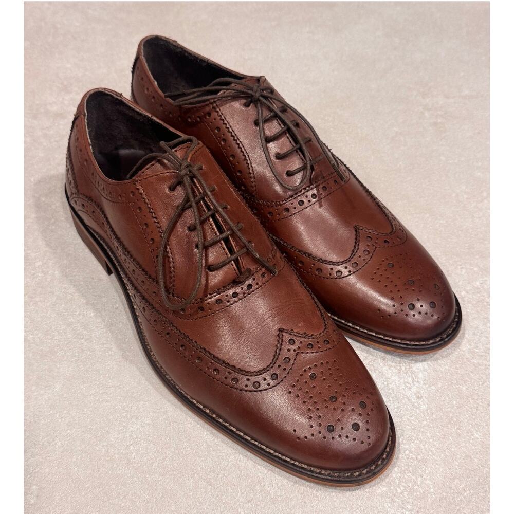 ASOS Men's Thomas Crick Leather Formal Brogues Shoes -Size 9